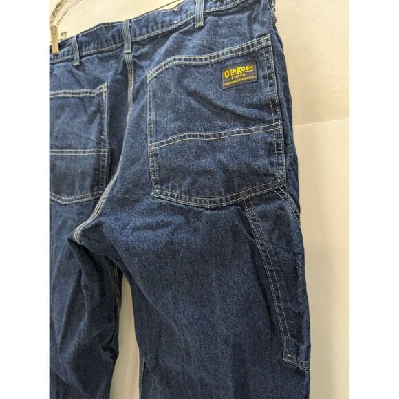 OshKosh B'Gosh Men Union Made Sanforized Carpenter Blue Jeans Size 36X28 - Picture 9 of 15